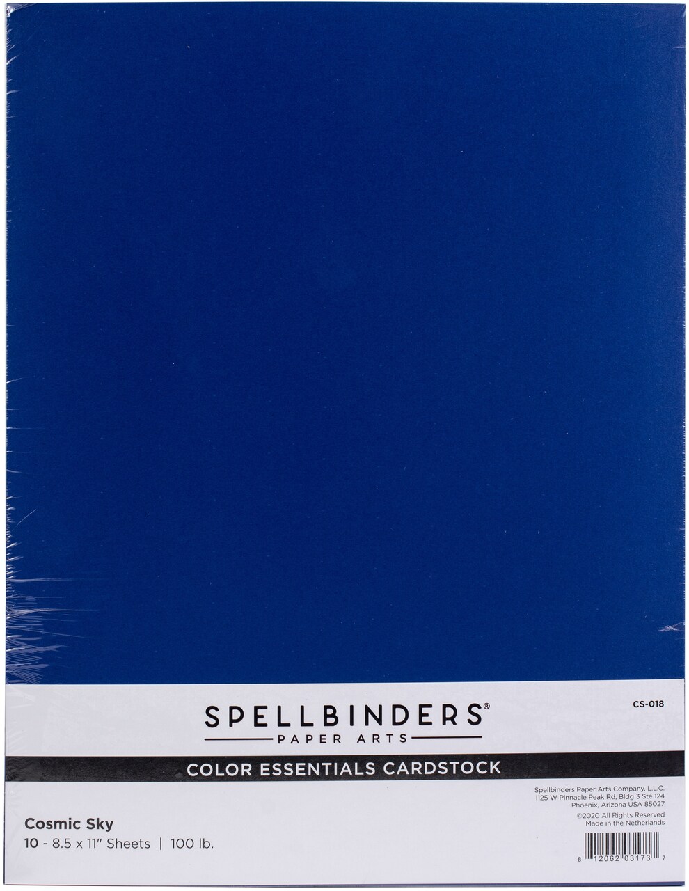 Spellbinders Color Essentials Cardstock 8.5"X11" 10/Pkg-Cosmic Sky